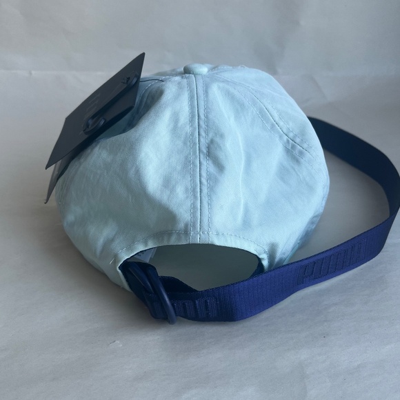 New Fenty Puma By Rihanna Embordered  F Cap Bay Mint Evening Blue Unisex Hat - Picture 9 of 14